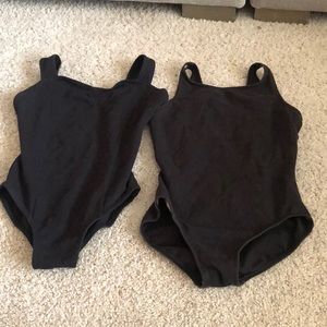 🖤2 black ballet leotards 🖤